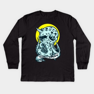 Octopus monster Kids Long Sleeve T-Shirt